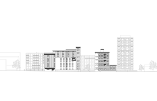 Northwest elevation